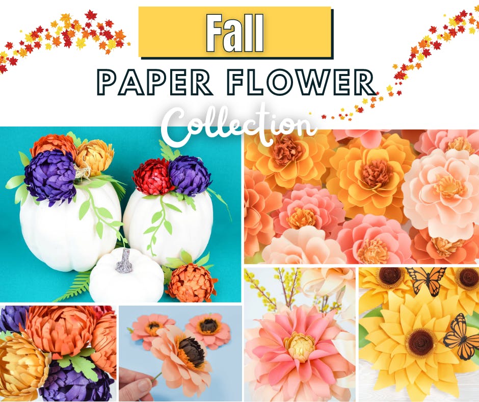 Make these Paper Flowers for Fall! 🍁