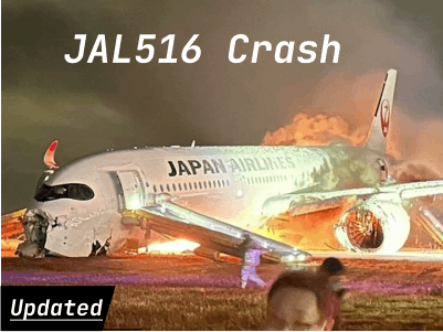 Japan Air 516 Crash: ATC and Pilot miscommunication killed 5 people